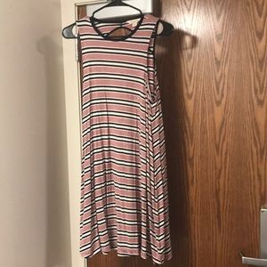 soft striped dress